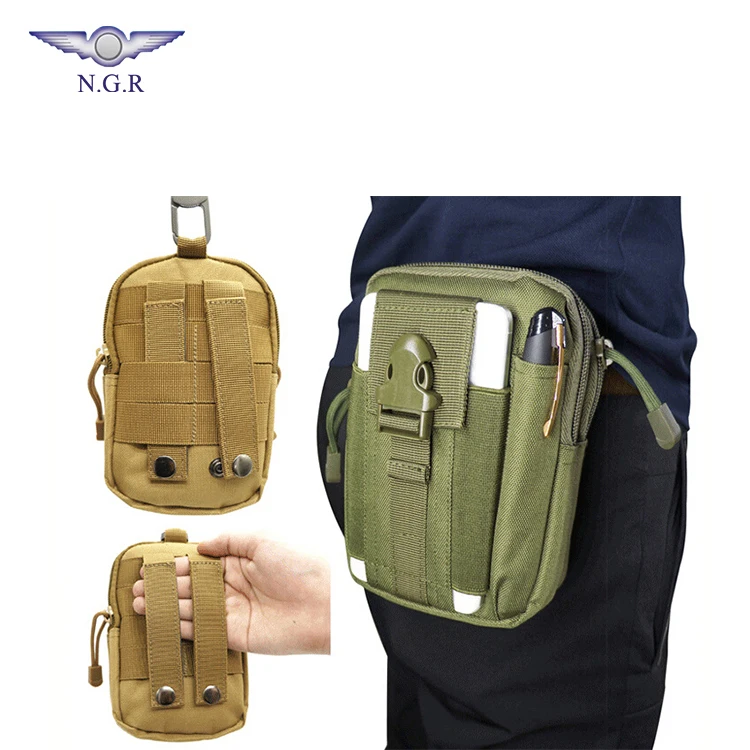 Factory wholesale military tactical waist bag and multipurpose EDC pouch