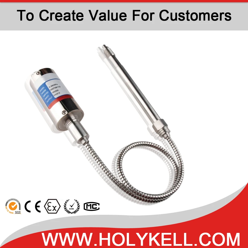 Holykell HPT124 5pin и 6pin 1000bar преобразователь давления расплава