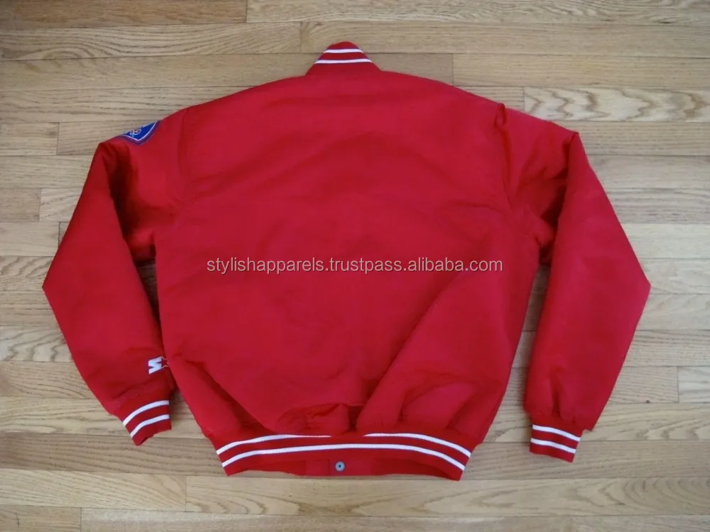
Baseball varsity jackets, summer satin jackets / fashion satin nylon jacket 