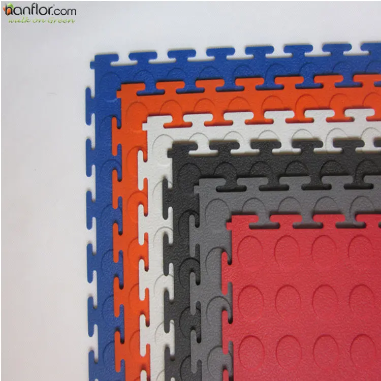 
Anti slip durable interlocking Vinyl garage flooring 
