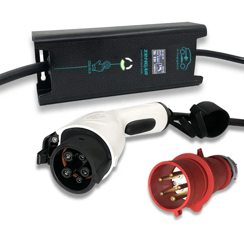 
2019 новое поколение бытового бортового зарядного устройства для электромобиля с 16 А красным CEE 