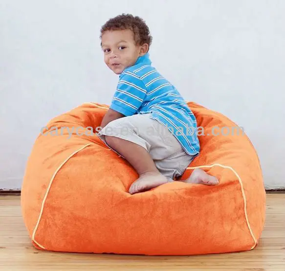 JAXX CLUB JR. KIDS BEAN BAG CHAIR - PUMPKIN