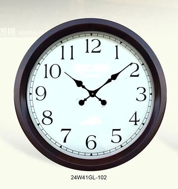 Classic Vintage Farmhouse Wall Clock Battery Operated with Custom Clock Face for Home Decoration and Bedroom Art Style