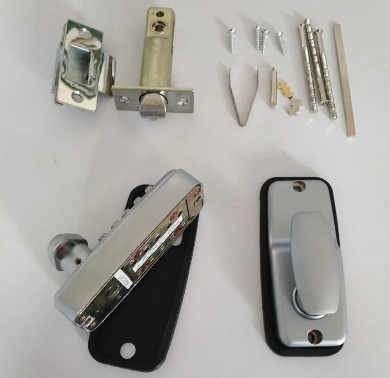 Keyless mechanical combination password door digital lock with knob handle no card and fingerprint no power