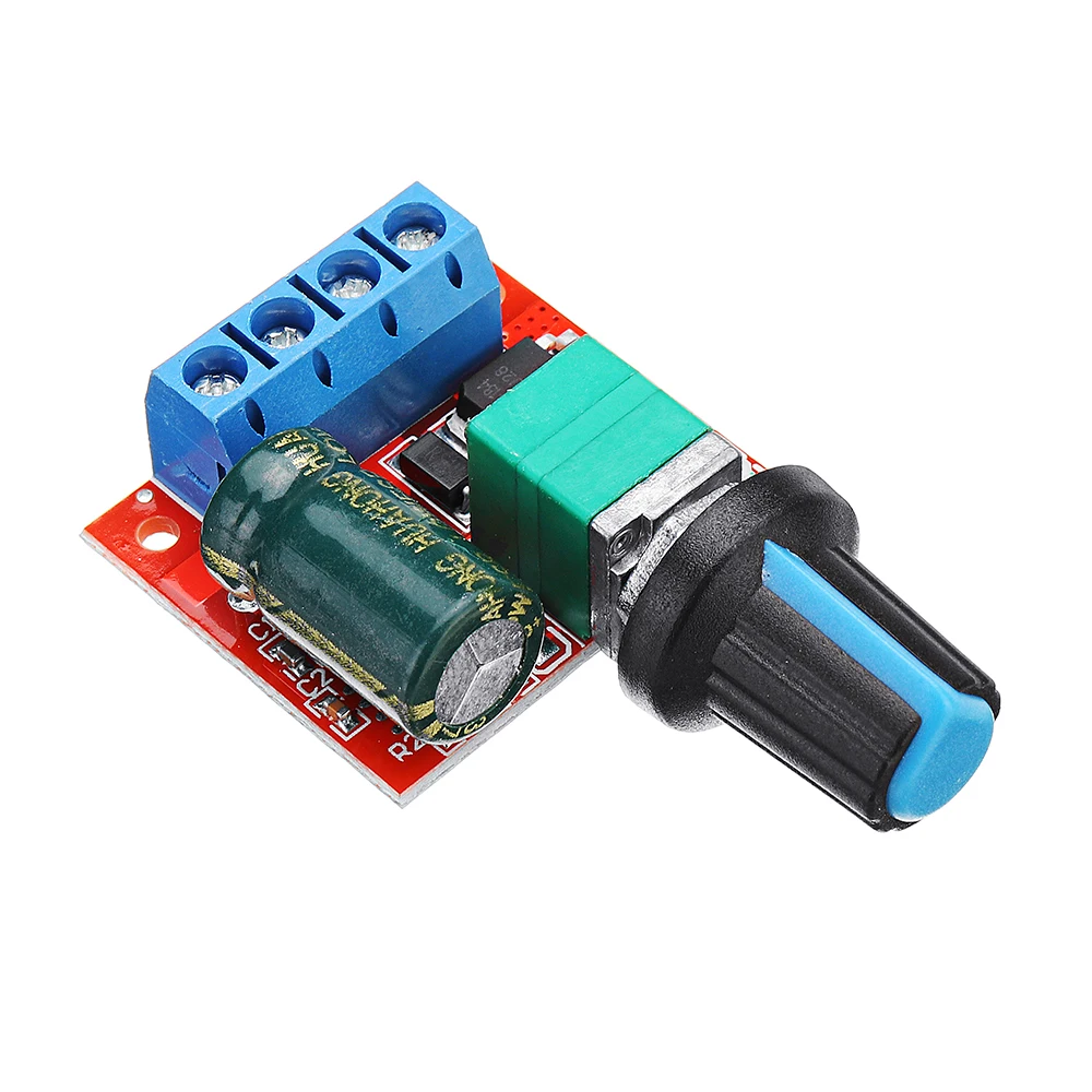 Mini DC Motor PWM Speed Controller 4.5V-35V LED Dimmer Switch