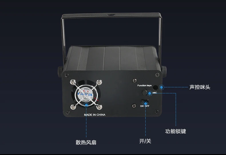 New Blue Mini Lazer Pointer Projector Light DJ Disco Laser Stage Lighting remoter controlled Party Disco Show Club Bar light