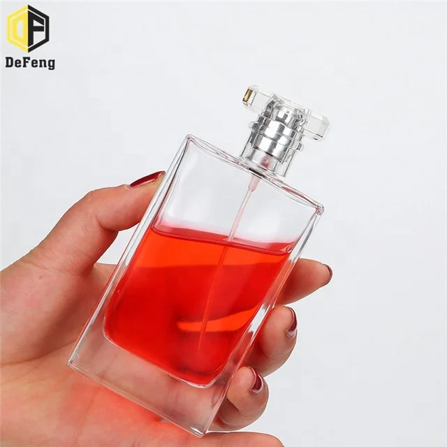 
Perfume glass bottle 30ml 50ml 100ml atomizer perfume bottle spray square COCO perfume bottle 