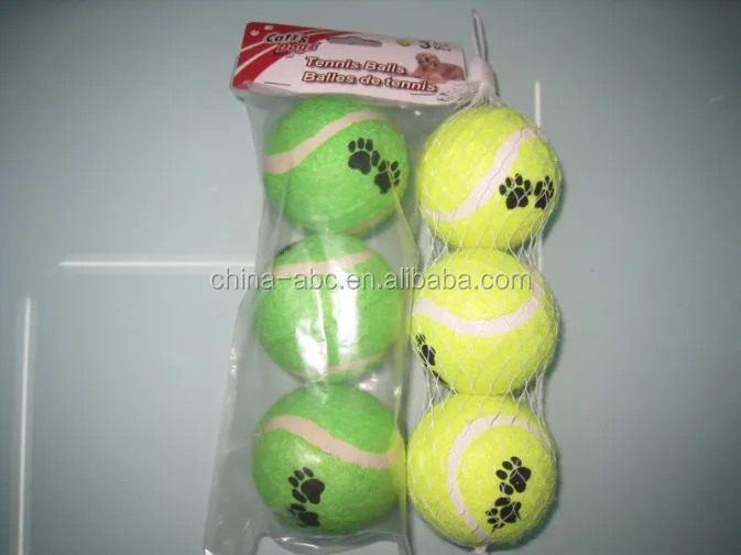 
cheap price training tennis ball pet dog tennis bal 100g 