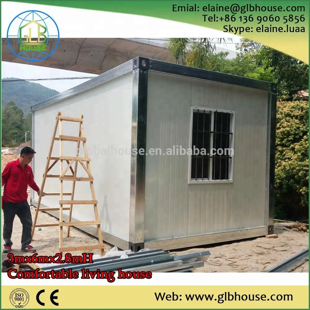 No need crane fast install cheap portable prefab prefabricated container house for labour camp