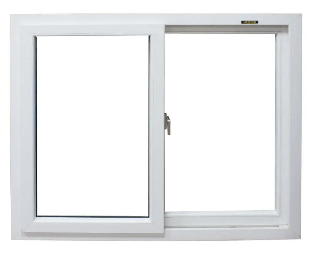 
2020 Europe Style Plastic Horizontal Thermal Insulation Double Glaze White PVC Sliding Windows 