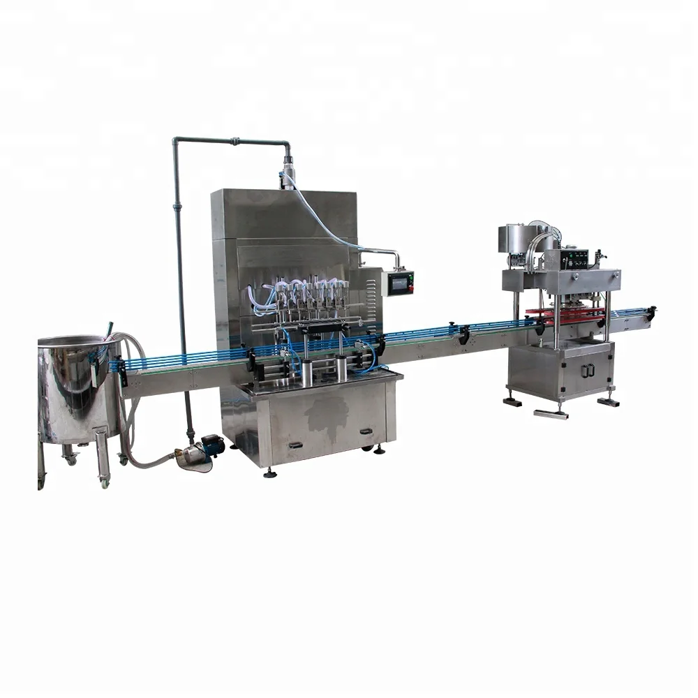 Auto Liquid Honey Lotion Shampoo Sauce Detergent Butter Ointment Conditioner Cosmetic Cream Filling And Capping Sealing Machine