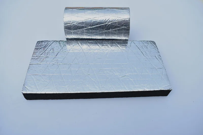 thermal insulation PE foam rubber with aluminum foil
