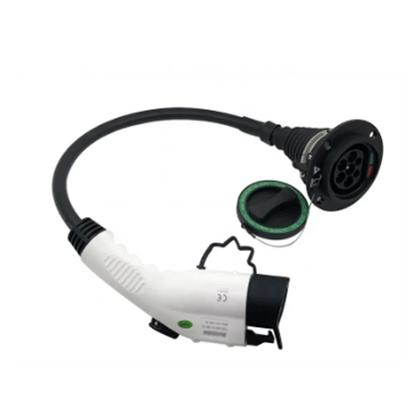 
 Зарядный адаптер для электромобилей типа 2-типа 1, зарядный преобразователь для электромобилей  