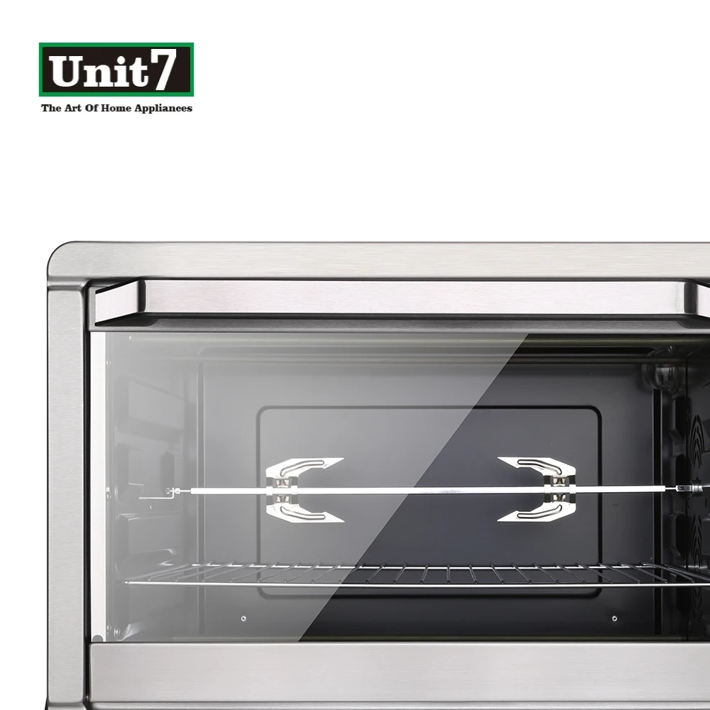 manufacturer 43 liters 2000W electric pizza oven mini oven electric baking oven Digital Rotisserie with 120 mins  timer