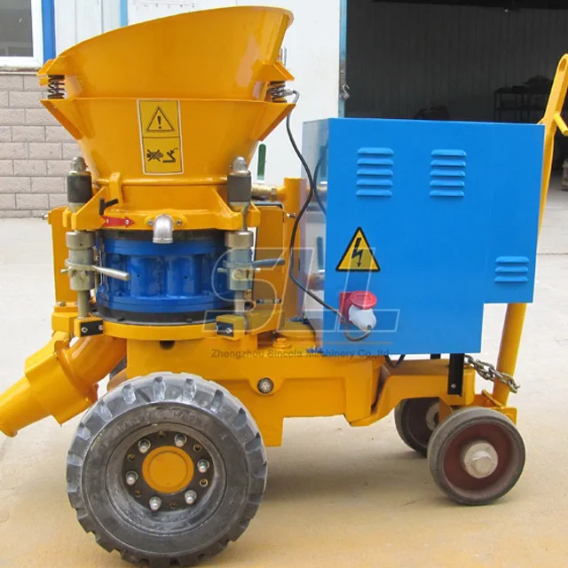 2021 China hot sale mini gunite machine dry and wet mix shotcrete machine price