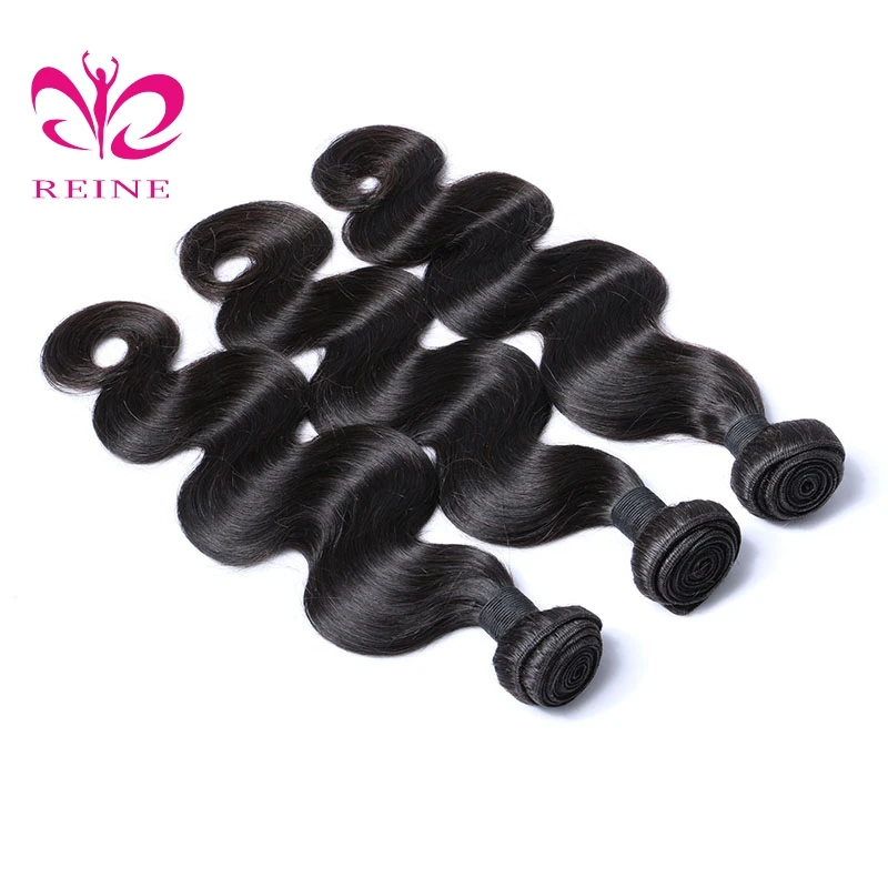 REINE 100% Human Virgin Mink Brazilian Woman Long Hair Raw Virgin Unprocessed Human Hair 9A grade remy hair