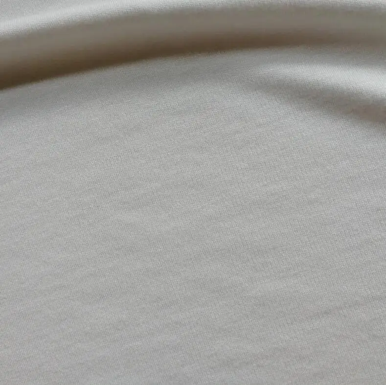 Viscose Organic Cotton Spandex Interlock Fabric Wholesale Bamboo for Baby Clothes Sustainable Eco-friendly fabric for sweatshirt