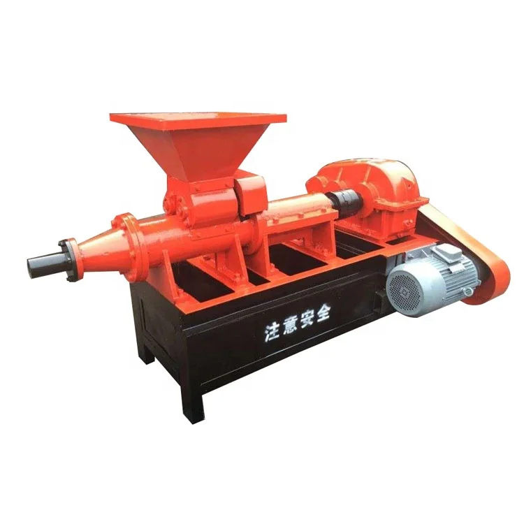 Charcoal Dust Briquette Extruder Machines Corn Cob Charcoal Coal Briquette Machines Cow Dung Charcoal Briquette Machines