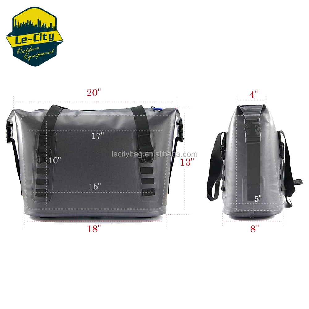 Radio frequency Heavy Duty TPU Soft side outdoor beer Insulated Tote Waterproof leak proof Cooler Bag