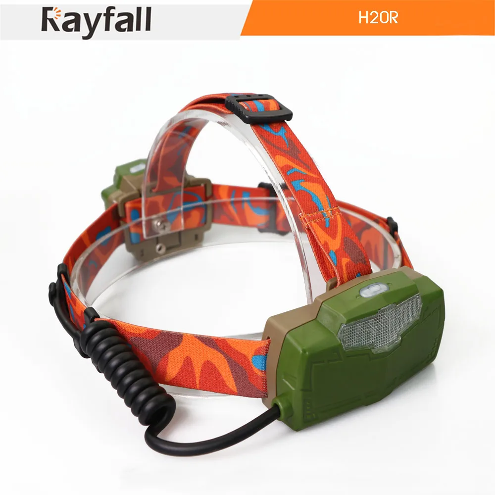 Красный светодиодный налобный фонарь на заказ, перезаряжаемый