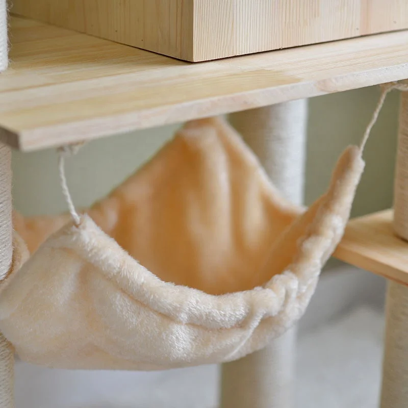 
Hot sale Pet Condo Cat tree Pet Large House Wood Cat Tree Cat Climbing Tower 