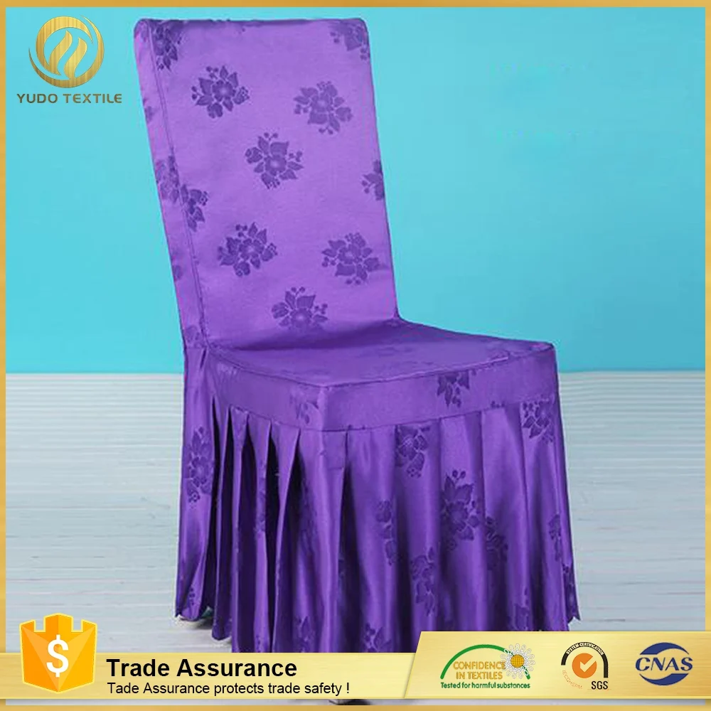 
amazing quality 100% Polyester Hotel Chair salon chair cover 