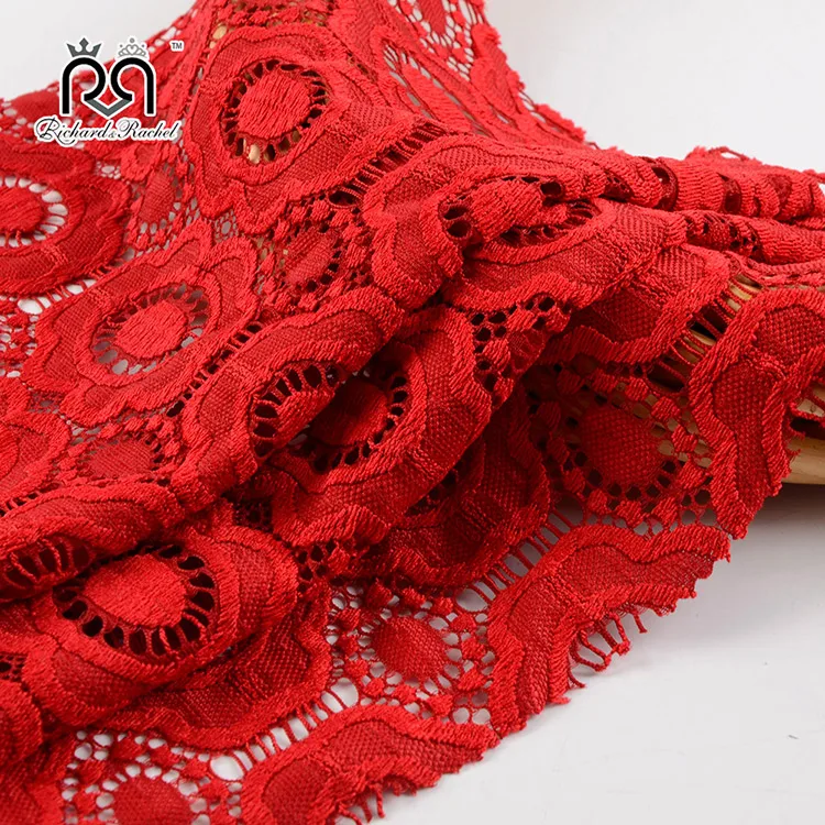 FASHION NYLON SPANDEX POPULAR DESIGN LACE FABRIC