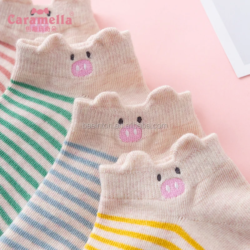 2019 new design  korea fashion cute ankle socks women