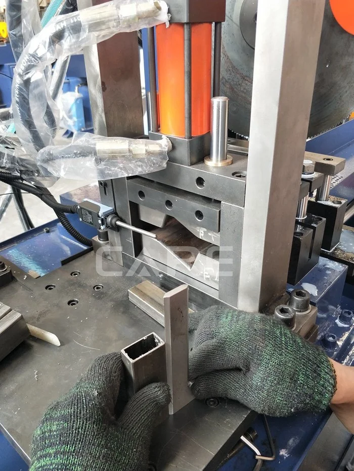 MC-400CNC Steel Cold Saw CNC Automatic Pipe Tube Cutting Machine with gear machine head for durable use
