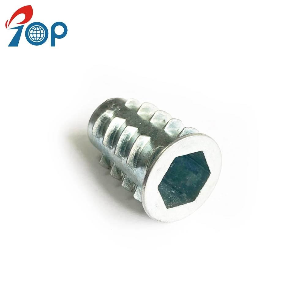 Furniture Hex Drive Head Threaded Insert Nut