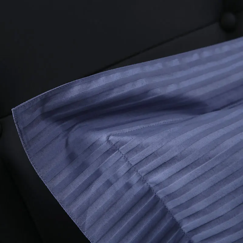 Designs High Grade Elegant Royal Blue Sheet Quilt Set Queen Size Bed for hotel