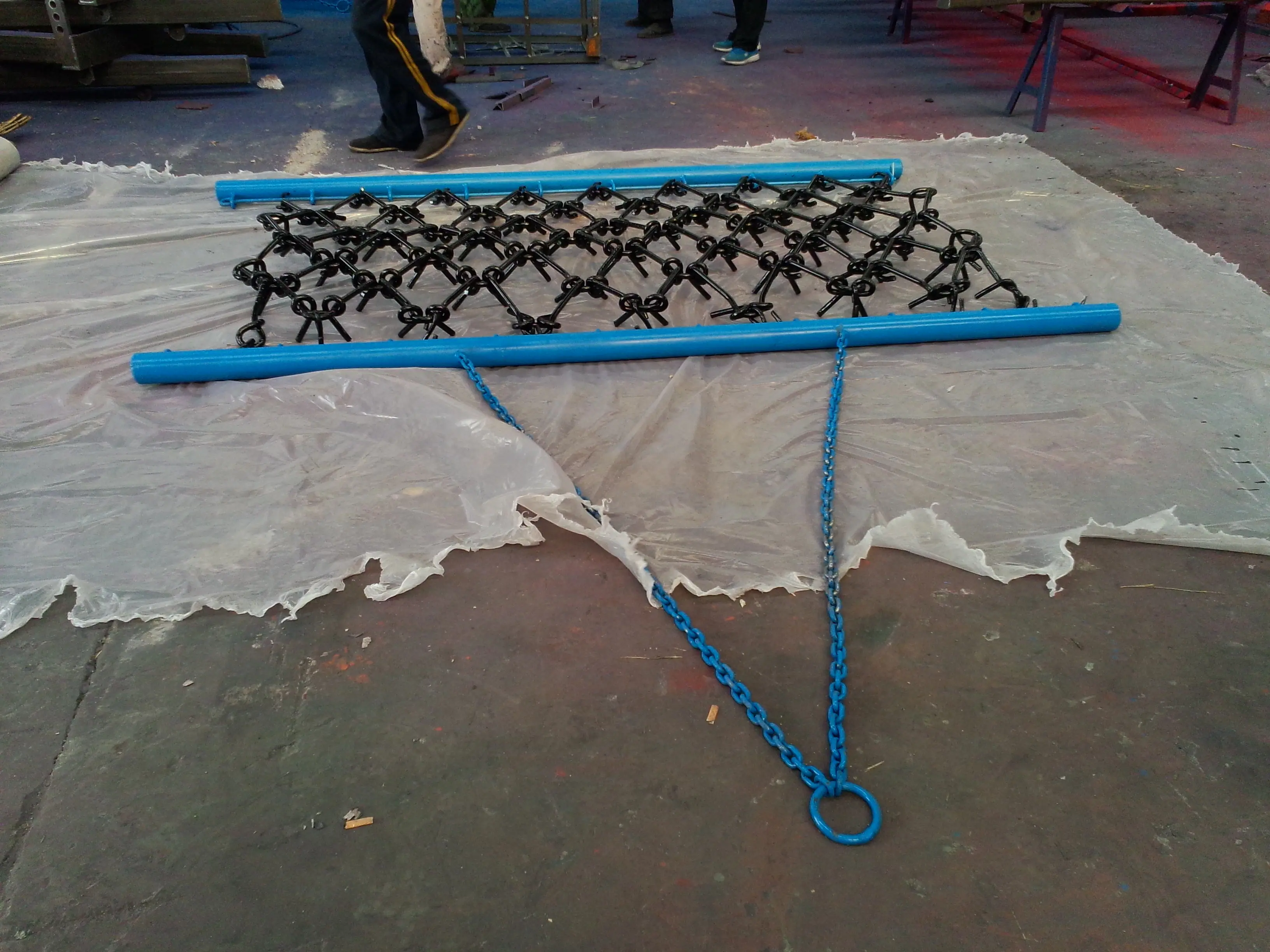 farm machinery equipment 3 point drag chain harrow for sale