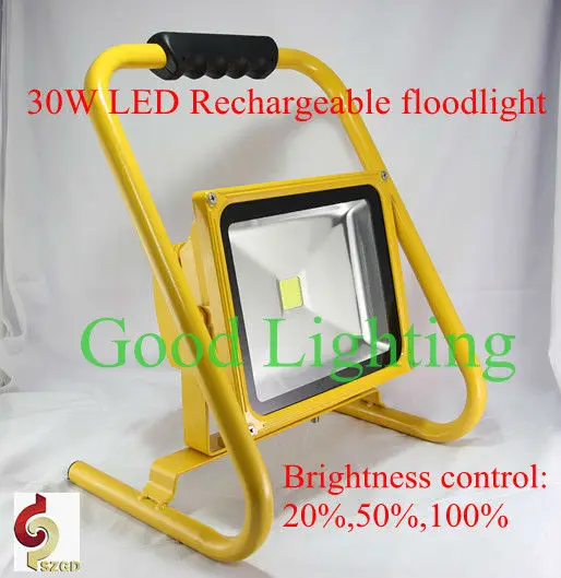 30w перезаряжаемые фонарик, привело наводнения освещение 30w, промышленных водить