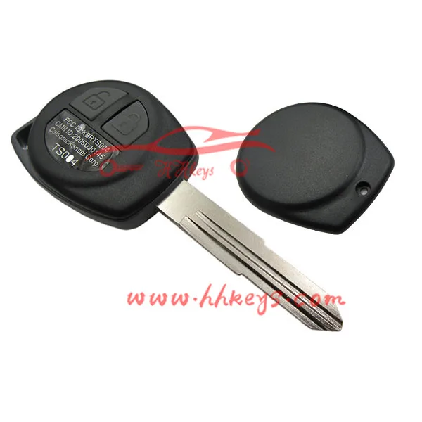 Plastic car key blank for Suzuki Swift remote control key without inner part