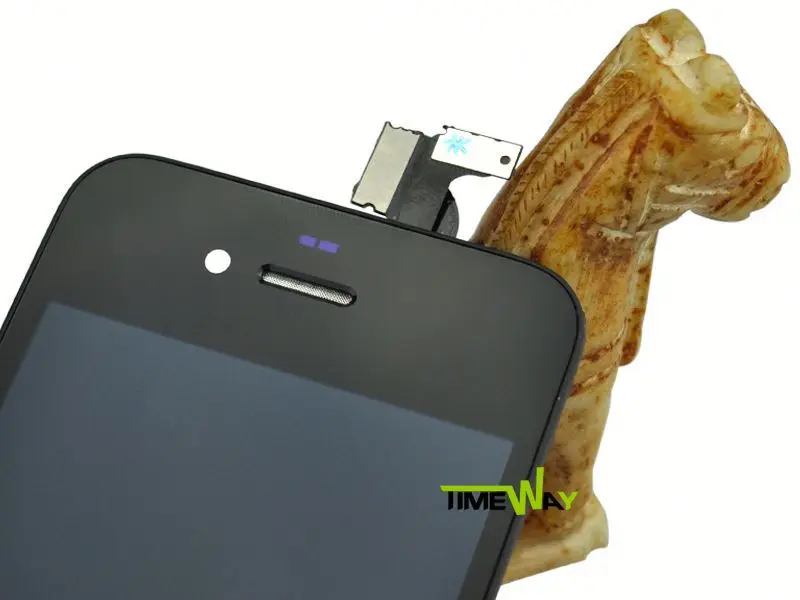 китай дешевой цене для iphone 4 дисплей для экран стеклянный объектив- белый