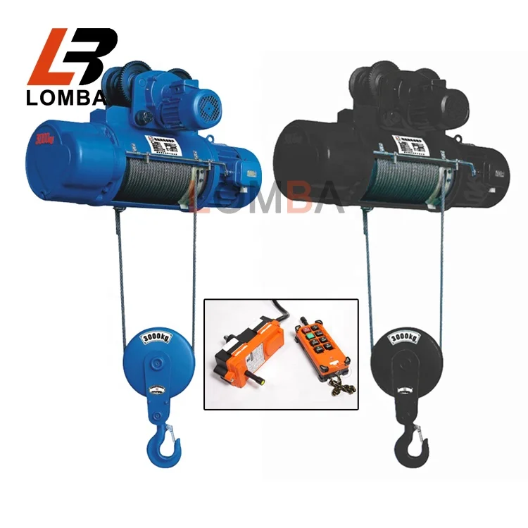 Hot sell Track gourd lifting tools Wire Rope Electric Hoist 5t