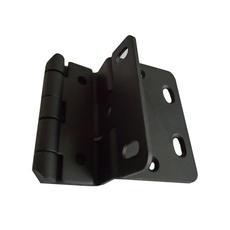 Guangyou factory custom steel material cabinet equipment door bending blue zinc plating steel furniture hinge