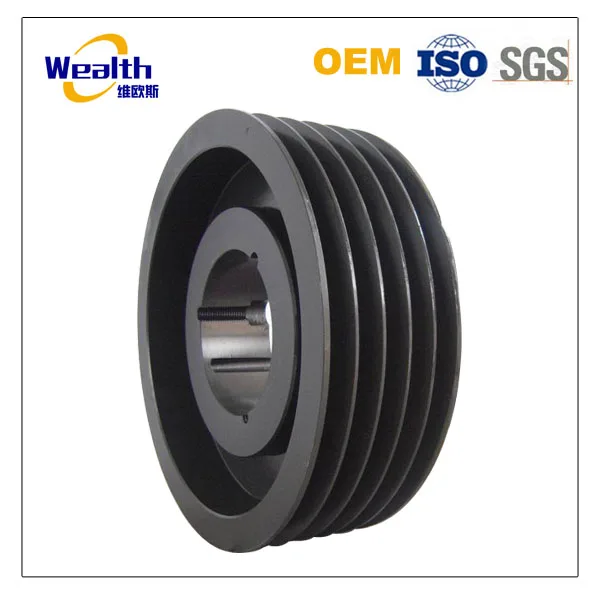 
China foundry supplier iron casting heavy duty v belt pulley for crasher 