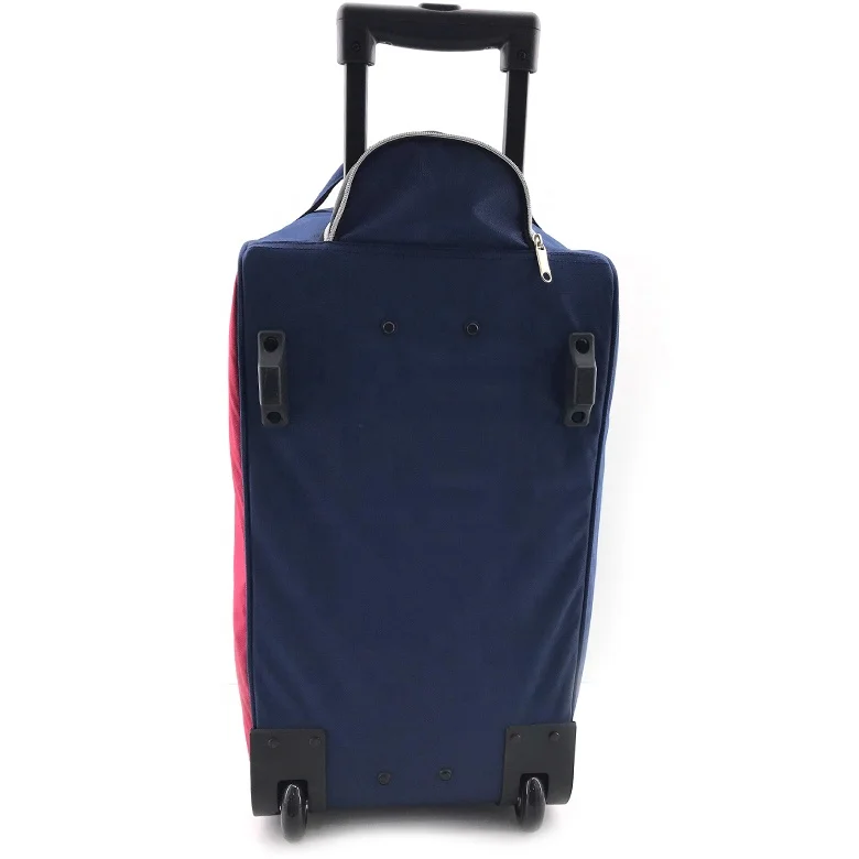 Ladies Rolling Duffel Trolley Travel Bag Tote Carry-on for Short Term Trips Weekend