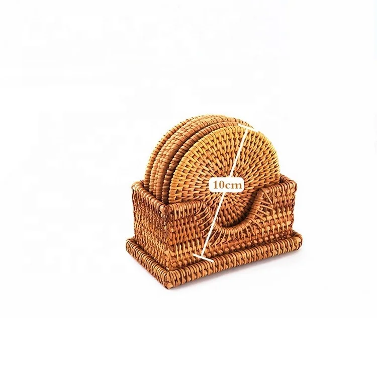 China Factory Suppliers Table Accessories New Products Round Rattan Placemats