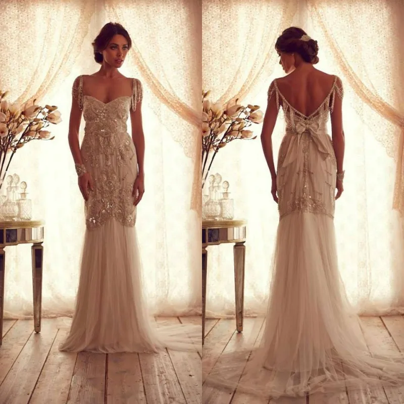 Anna Campbell Wedding Dress For Elegant Weddings 2017 Luxury Mermaid Anna Campbell Designer Wedding Dresses