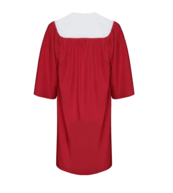 Высококачественный красный халат для хора с вышивкой современная одежда церковная униформа