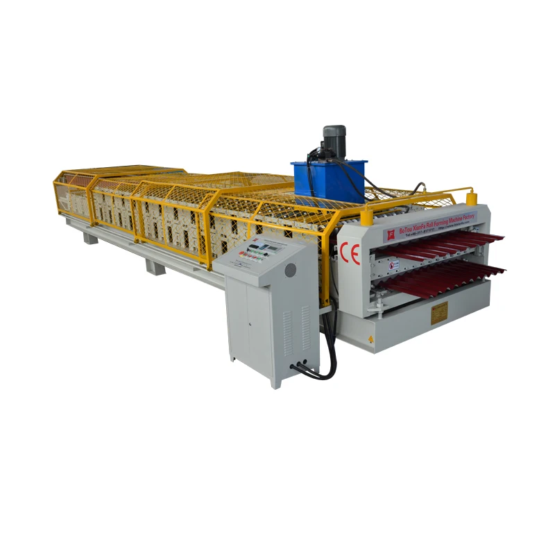 CE Roofing Sheet Steel Profile Roll Forming Machine