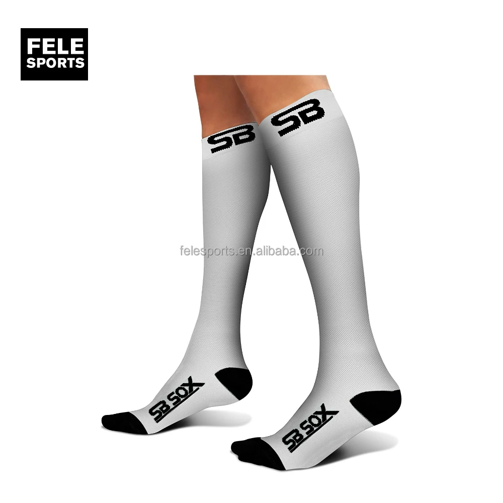 Amazon Hot sale SB SOX compression socks 20-30mmhg sports socks