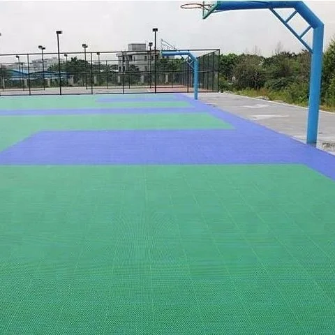 Plastic Indoor & Outdoor Sport Court Floor Tile