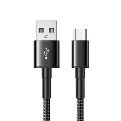 Amazon supplier wholesale nylon braided 2.4A fast charging micro usb cable high speed data charger cables for Android