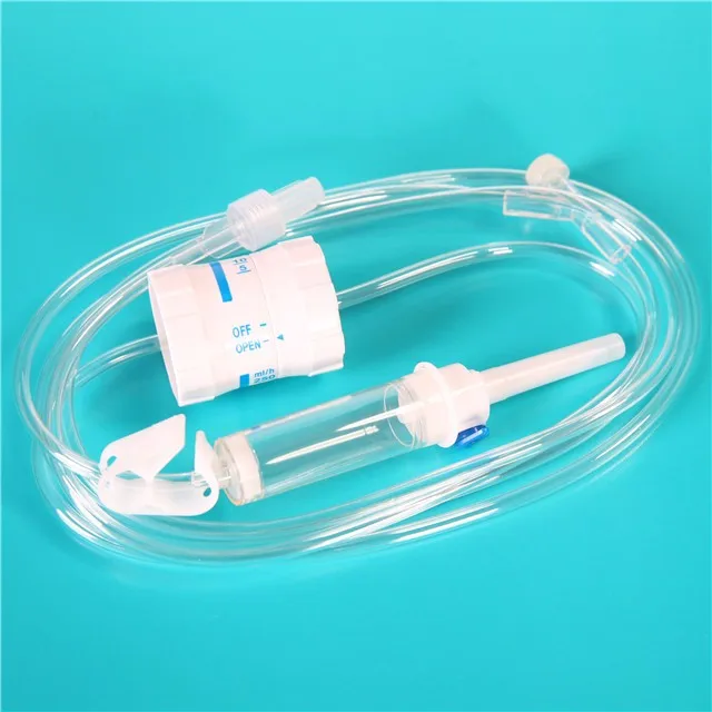 IV infusion set with micro regulator