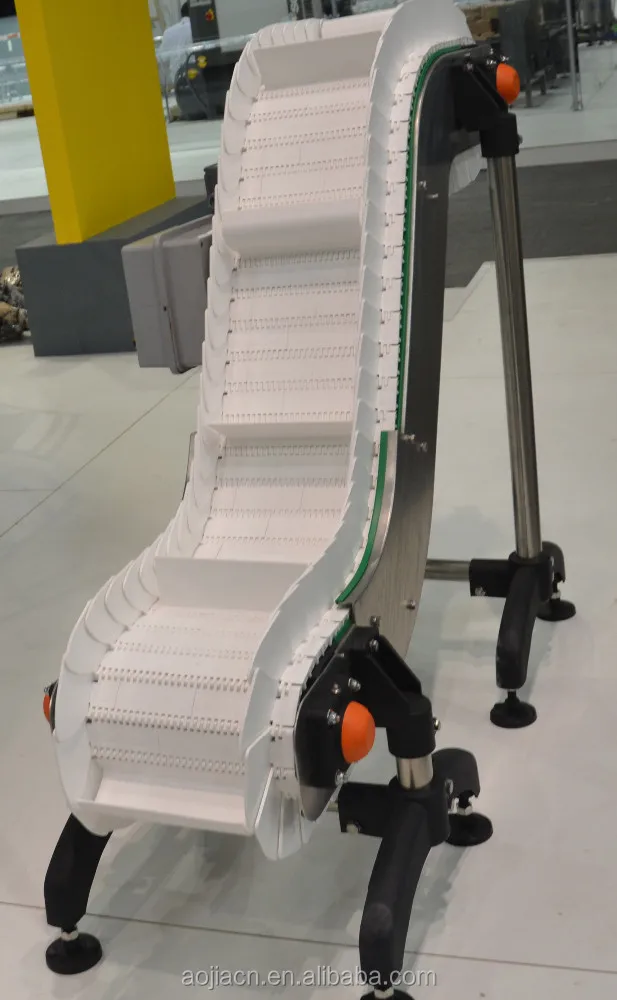 Plastic Flexible Mobile Belt Conveyor with Wheels