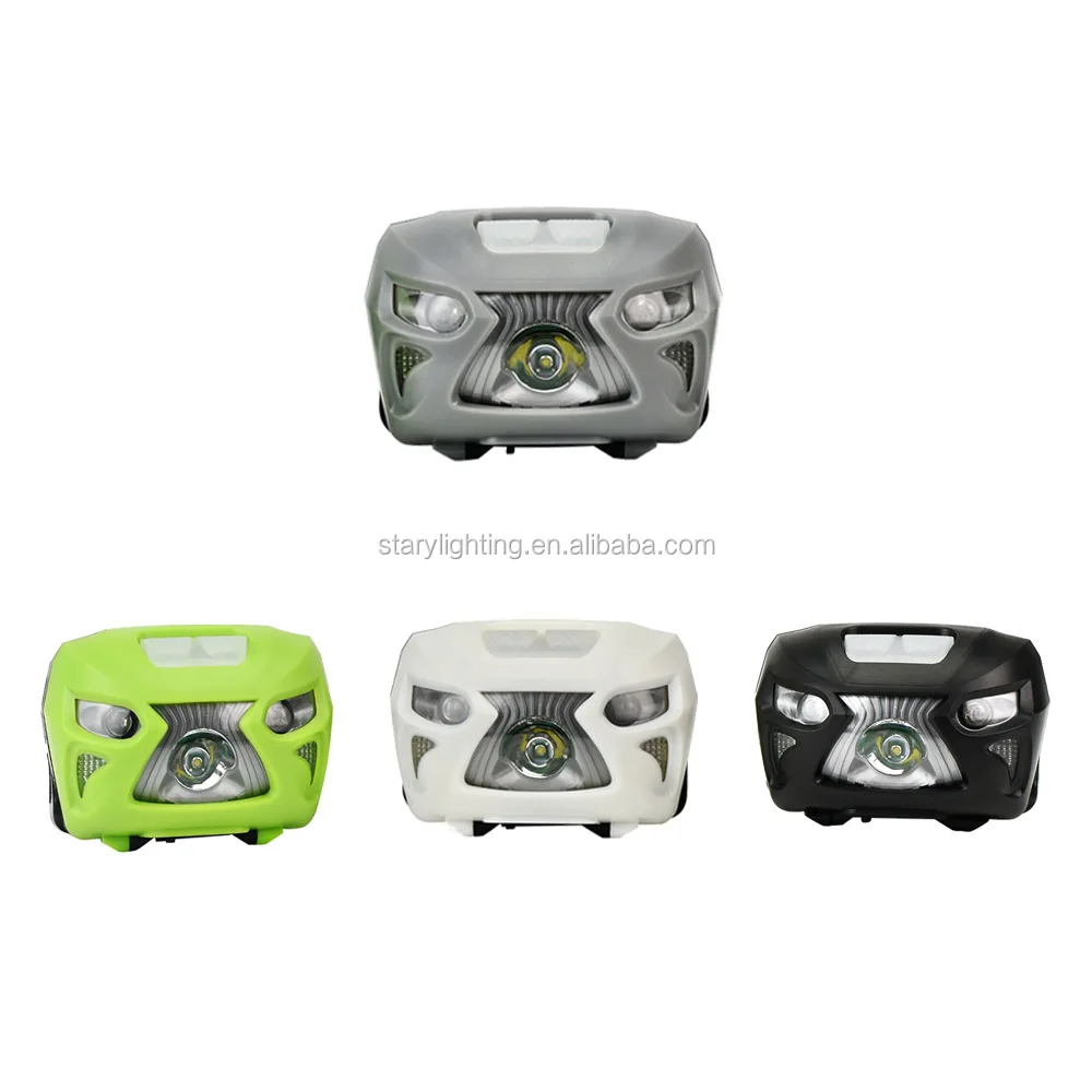 STARYNITE Топ-рейтинг 200 люмен xp-g2 / xp-e coast перезаряжаемый светодиодный налобный фонарь с датчиком движения фары для бега