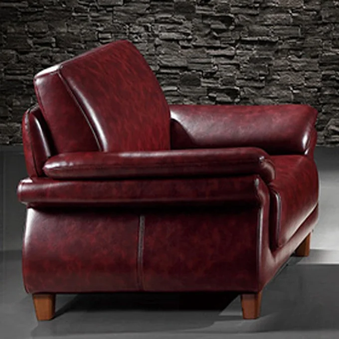 Офисная мебель, деревянный диван из массива дерева и кожи, современный офисный диван для компании